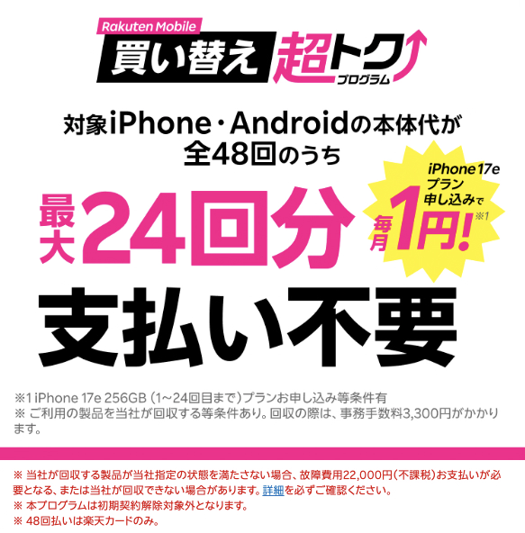 買い替え超トクプログラム