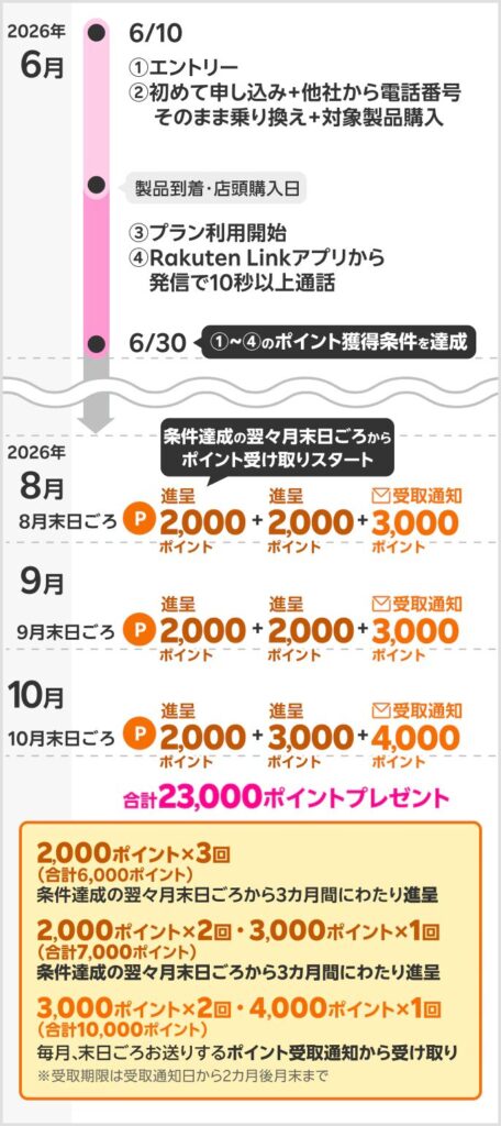 ポイント付与スケジュール